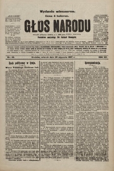 Głos Narodu : dziennik polityczny, założony w r. 1893 przez Józefa Rogosza (wydanie wieczorne). 1907, nr 43