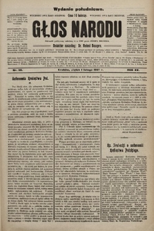 Głos Narodu : dziennik polityczny, założony w r. 1893 przez Józefa Rogosza (wydanie poranne). 1907, nr 50