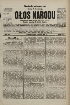 Głos Narodu : dziennik polityczny, założony w r. 1893 przez Józefa Rogosza (wydanie wieczorne). 1907, nr 55