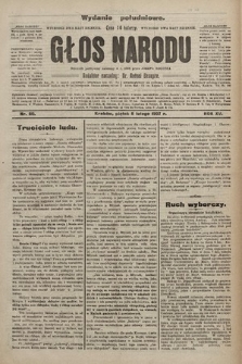 Głos Narodu : dziennik polityczny, założony w r. 1893 przez Józefa Rogosza (wydanie poranne). 1907, nr 60