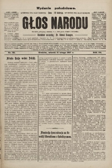 Głos Narodu : dziennik polityczny, założony w r. 1893 przez Józefa Rogosza (wydanie poranne). 1907, nr 66