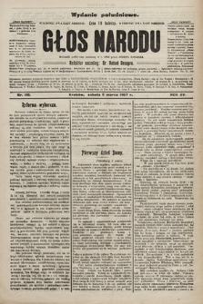 Głos Narodu : dziennik polityczny, założony w r. 1893 przez Józefa Rogosza (wydanie poranne). 1907, nr 110