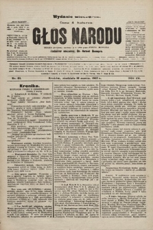 Głos Narodu : dziennik polityczny, założony w r. 1893 przez Józefa Rogosza (wydanie wieczorne). 1907, nr 111
