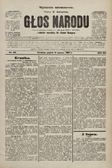 Głos Narodu : dziennik polityczny, założony w r. 1893 przez Józefa Rogosza (wydanie wieczorne). 1907, nr 119