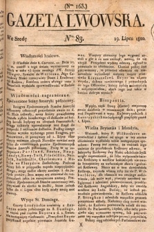 Gazeta Lwowska. 1820, nr 83