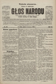 Głos Narodu : dziennik polityczny, założony w r. 1893 przez Józefa Rogosza (wydanie wieczorne). 1907, nr 121