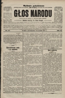 Głos Narodu : dziennik polityczny, założony w r. 1893 przez Józefa Rogosza (wydanie poranne). 1907, nr 157