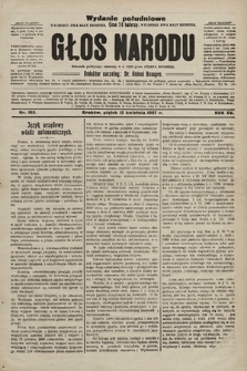 Głos Narodu : dziennik polityczny, założony w r. 1893 przez Józefa Rogosza (wydanie poranne). 1907, nr 163