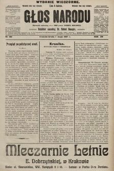 Głos Narodu : dziennik polityczny, założony w r. 1893 przez Józefa Rogosza (wydanie wieczorne). 1907, nr 192