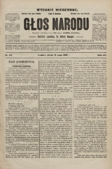 Głos Narodu : dziennik polityczny, założony w r. 1893 przez Józefa Rogosza (wydanie wieczorne). 1907, nr 212