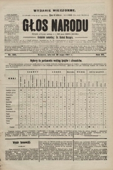 Głos Narodu : dziennik polityczny, założony w r. 1893 przez Józefa Rogosza (wydanie wieczorne). 1907, nr 235