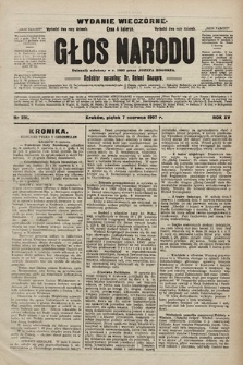 Głos Narodu : dziennik polityczny, założony w r. 1893 przez Józefa Rogosza (wydanie wieczorne). 1907, nr 251