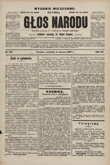 Głos Narodu : dziennik polityczny, założony w r. 1893 przez Józefa Rogosza (wydanie wieczorne). 1907, nr 253