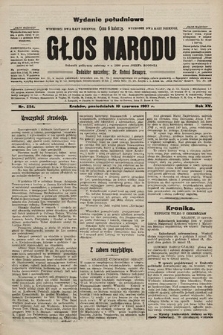 Głos Narodu : dziennik polityczny, założony w r. 1893 przez Józefa Rogosza (wydanie poranne). 1907, nr 254