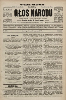 Głos Narodu : dziennik polityczny, założony w r. 1893 przez Józefa Rogosza (wydanie wieczorne). 1907, nr 255