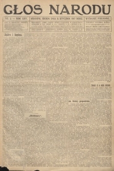 Głos Narodu (wydanie poranne). 1917, nr 2