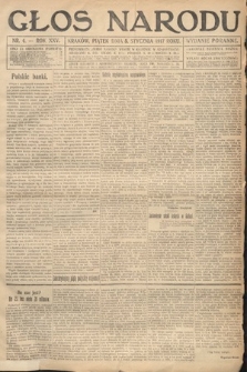 Głos Narodu (wydanie poranne). 1917, nr 4