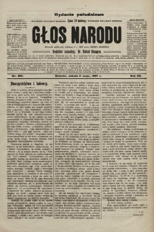 Głos Narodu : dziennik polityczny, założony w r. 1893 przez Józefa Rogosza (wydanie poranne). 1907, nr 207
