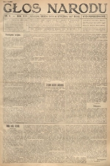 Głos Narodu (wydanie popołudniowe). 1917, nr 9