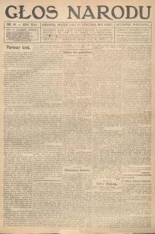 Głos Narodu (wydanie poranne). 1917, nr 10