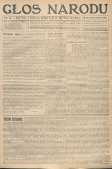 Głos Narodu (wydanie poranne). 1917, nr 14