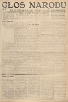 Głos Narodu (wydanie popołudniowe). 1917, nr 21