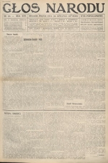 Głos Narodu (wydanie popołudniowe). 1917, nr 23