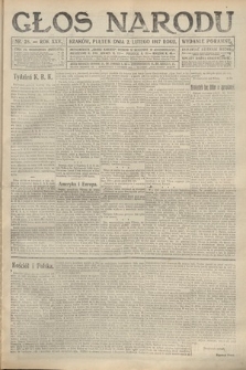 Głos Narodu (wydanie poranne). 1917, nr 28