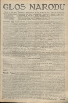 Głos Narodu (wydanie poranne). 1917, nr 29