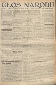 Głos Narodu (wydanie popołudniowe). 1917, nr 33