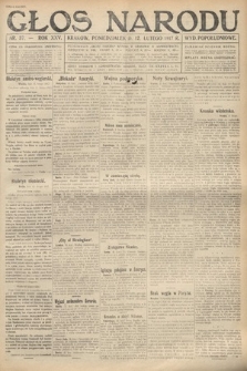 Głos Narodu (wydanie popołudniowe). 1917, nr 37