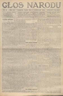 Głos Narodu (wydanie poranne). 1917, nr 40