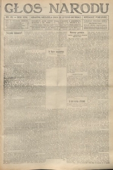 Głos Narodu (wydanie poranne). 1917, nr 48