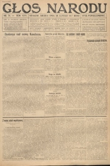 Głos Narodu (wydanie popołudniowe). 1917, nr 51