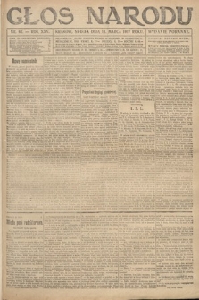 Głos Narodu (wydanie poranne). 1917, nr 62