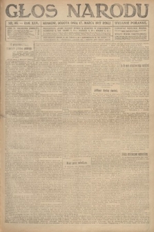 Głos Narodu (wydanie poranne). 1917, nr 65