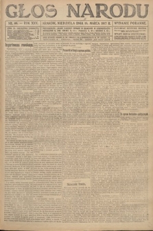 Głos Narodu (wydanie poranne). 1917, nr 66