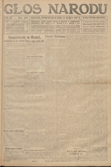 Głos Narodu (wydanie popołudniowe). 1917, nr 67