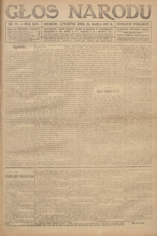 Głos Narodu (wydanie poranne). 1917, nr 69