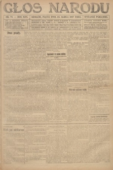 Głos Narodu (wydanie poranne). 1917, nr 70