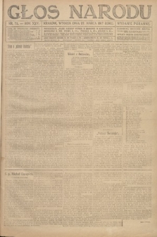 Głos Narodu (wydanie poranne). 1917, nr 73