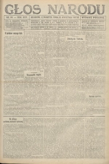 Głos Narodu (wydanie poranne). 1917, nr 86