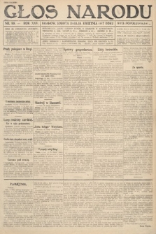 Głos Narodu (wydanie popołudniowe). 1917, nr 89