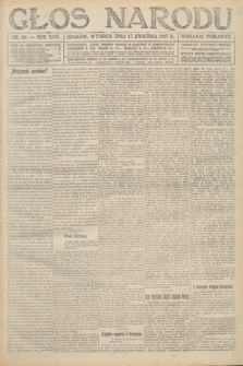 Głos Narodu (wydanie poranne). 1917, nr 90