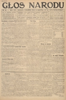 Głos Narodu (wydanie popołudniowe). 1917, nr 93
