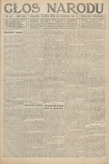 Głos Narodu (wydanie poranne). 1917, nr 93