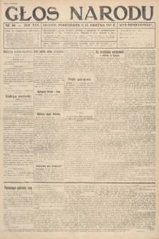 Głos Narodu (wydanie popołudniowe). 1917, nr 96