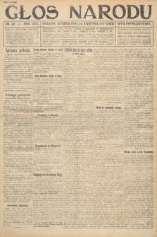 Głos Narodu (wydanie popołudniowe). 1917, nr 97