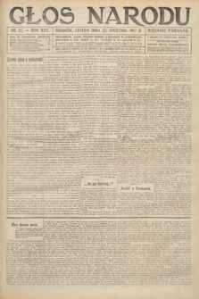 Głos Narodu (wydanie poranne). 1917, nr 97