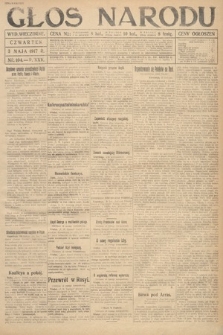 Głos Narodu (wydanie wieczorne). 1917, nr 104